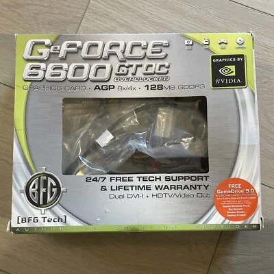 Tarjeta de gráficos BFG Tech GeForce 6600 GT OC PCI Express [solo caja] + manual + accesorios Foto 1 de 4