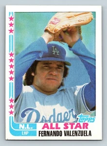 1982 Topps #345 - Fernando Valenzuela - LA Dodgers - All Star Career Highlights - Picture 1 of 2