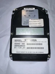 Vintage HDD Hard Drive SEAGATE Medalist 545XE ST3660A 545MB  ATA IDE 3.5'' - Picture 1 of 1