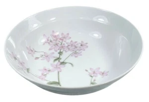 Mikasa Pink Flowers of the Month 8 5/8" Vintage Round Vegetable Serving Bowl - Picture 1 of 4