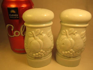 KERAMIK Salz & Pfefferstreuer Set ÄPFEL Birnen JAPAN [Z231c] - Bild 1 von 2