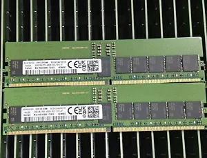 Samsung 32G 2Rx8 DDR5 PC4-4800 ECC REG 64GB RDIMM 2*32g=64g - Foto 1 di 1