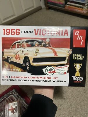 AMT 1956 FORD VICTORIA 3 IN ONE HAULIN' HENRY!!! 1/25TH Factory Sealed 2013 - Image 1 of 4