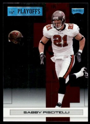 2007 Playoff NFL Playoffs Platinum Sabby Piscitelli RC 1/1 Buccaneers #177 - Image 1 of 2