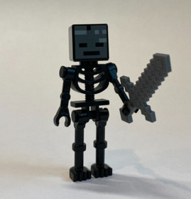 Lego Wither Skeleton Minifigure Minecraft 21154 21139 21172 21126 figure min025