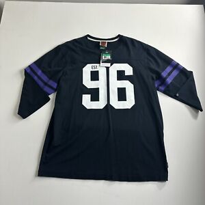 Nike Baltimore Ravens 3/4 Heritage Shirt Raglan 516268-010 NFL Lamar Jackson XL