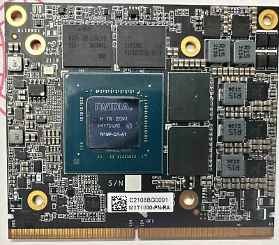 For HP DELL Nvidia T1000 4GB GDDR5 N19P-Q1-A1 VIDEO Graphics Card MXM 3.0 Type A - Image 1 of 2
