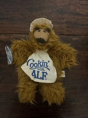 Vintage Alf Puppet Plush 1988 Burger King Chef Cookin With Alf Hand Puppet - Image 1 of 4