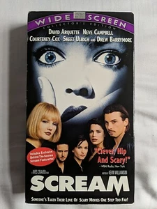Scream VHS Widescreen Collectors Edition Wes Craven Horror Classic Movie - Picture 1 of 3