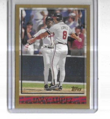 1998 Topps #183 Javy Lopez Atlanta Braves - Image 1 of 2