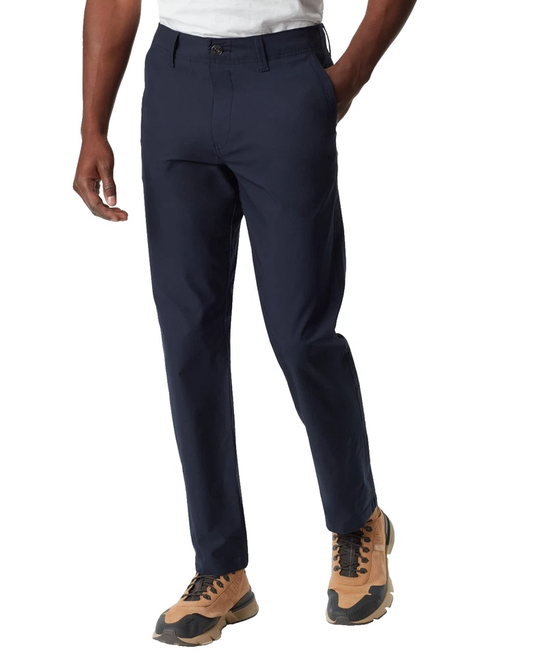 Bass Outdoor Traveler Tech Pants Men's Slim-Straight Fit Navy Blazer 28X30