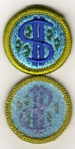 Insignia de mérito de compra del consumidor, tipo H, versión trasera azul (1975-1995), ¡como nueva! - Imagen 1 de 1