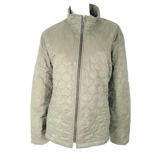 Tough Duck Women's Quilted Water Repellent Insulated Jacket WJ291 Green Sz 2XL - Picture 1 of 9