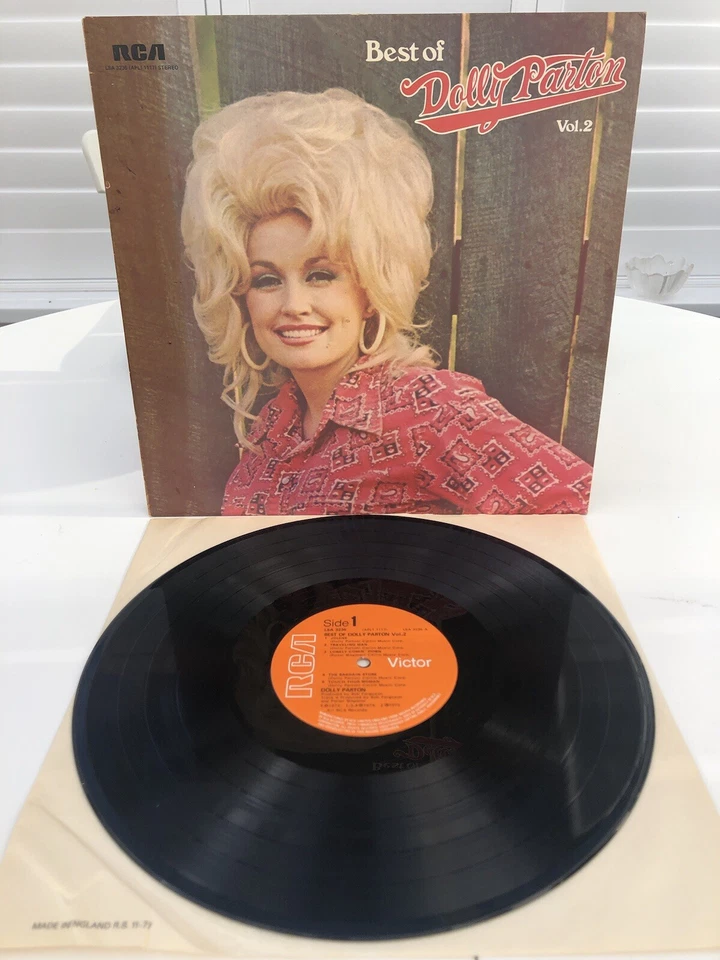 BEST OF DOLLY PARTON VOL.2 LSA 3236 1975 VINYL LP RECORD  EX VG+  - Image 1 of 4