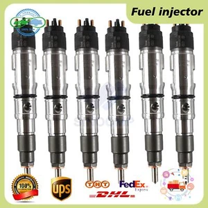 6PCS Fuel Injector 0445120268+400903-00046 for Daewoo Doosan DX140 /DX225 DX340 - Foto 1 di 10
