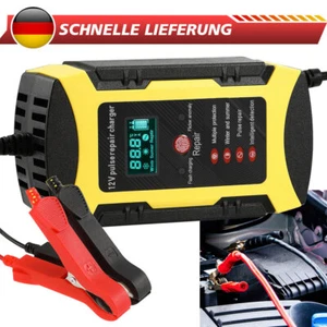 Ladegerät 6A 12V Desulfator Impuls für KFZ Motorrad Autobatterie Anlasser - Bild 1 von 12