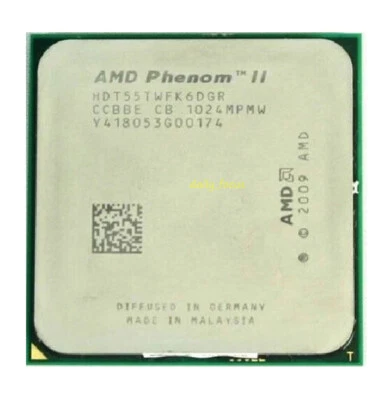 AMD Phenom II x6 1055T HDT55TWFK6DGR Six-Core 2.8GHz Socket AM3 CPU Processor - Image 1 of 3