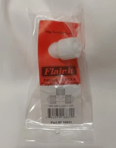 FLAIR-IT 16831 T-STÜCK 3/8 ZOLL X 3/8 ZOLL X 3/8 ZOLL KOMPRESSION PEX & POLY-SCHLAUCH - Bild 1 von 2