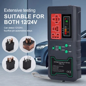 12-24V Automotive Electronic Relay Tester Car Battery Checker LED Indicator Auto - Picture 1 of 15