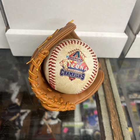 Arizona Diamondbacks 1999 NL WEST CHAMP baseball And Leather Mini Fotoball Glove Cover