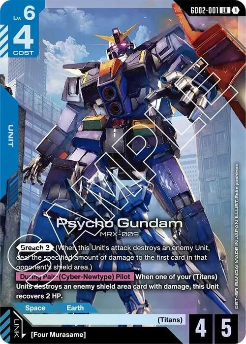 Gundam TCG - Psycho Gundam GD-02: Dual Impact - ENGLISCH - Bild 1 von 1