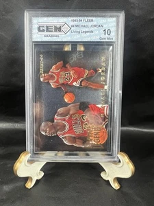 1993-94 Michael Jordan Fleer Living Legends #4 Gem Mint 10 Chicago Bulls GOAT - Picture 1 of 4