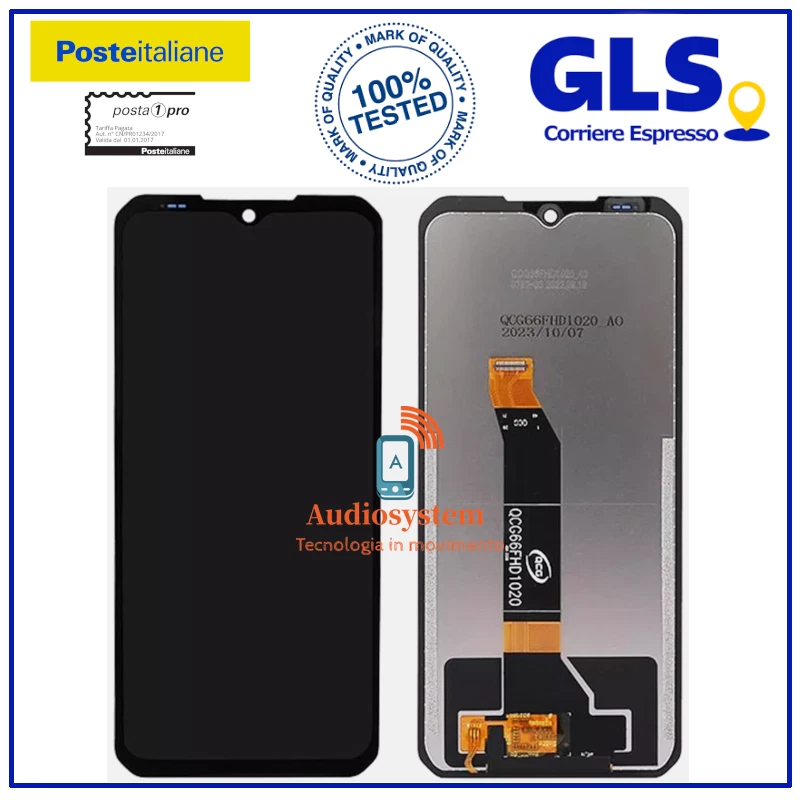 DISPLAY LCD+ TOUCH SCREEN per DOOGEE S CYBER SCHERMO VETRO NERO PARI ORIGINALE