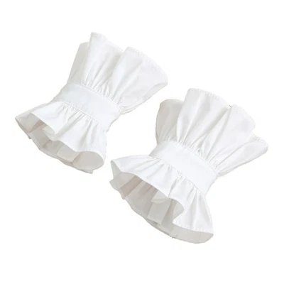 2pcs Sexy Elastic Oversleeves Teas Party Sleeve Lovely Flared Shape Sleeves - image 1 of 4