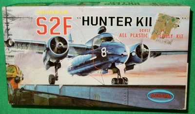 1964 Aurora USN Grumman S2F Tracker "Hunter Killer" Anti-Sub Plane Kit (288-50) - Image 1 of 4