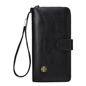 Men Wallet Long Style Men Wallet Money Bag Phone Bag Fashion - Picture 1 of 12