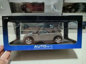 AUTOART 1:18 MINI COOPER S CONVERTIBLE (SILVER) - Bild 1 von 23