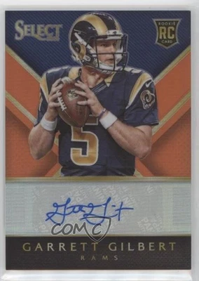 2014 Panini Select Rookie Auto Orange Prizm /35 Garrett Gilbert #RA-GG Auto RC - Image 1 of 2