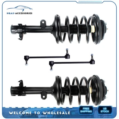 For HONDA PILOT 03-08 LX EX Special Edition Front Struts Set + Sway Bar Links Foto 1 de 4