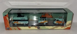 Chase 1959 Volkswagen Truck & 1960 Van M2 Machines 1:64 Scale Auto Haulers R85 - Picture 1 of 4