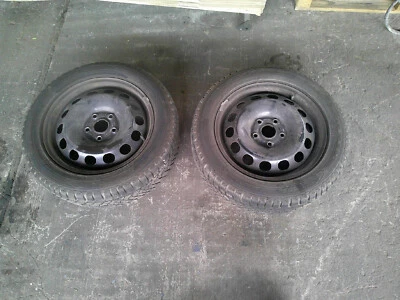 2x Audi A3 8P Stahlfelgen Allwetterreifen Ganzjahresreifen 6Jx16 ET50 205/55 91H - Bild 1 von 2