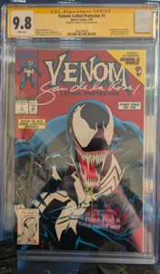 Venom Lethal Protector #1 CGC 9.8 Signed by Sam de la Rosa Signature Comic WHITE - Picture 1 of 3
