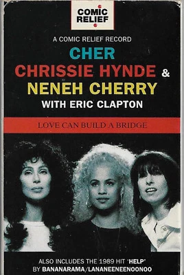 CHER HYNDE NENEH CLAPTON LOVE CAN BUILD CASSETTE SINGLE Pop Rock, Synth-pop,  - Image 1 of 4