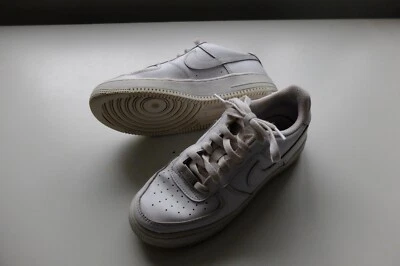 Sneakers Nike Air Force 1 bianche vintage 2021 taglia UK 4 lo scarpe da ginnastica - Immagine 1 di 4