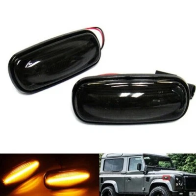 Full LED Front Side Marker Light For Land Rover Defender 90 110 98-16/L314 98-06 - Image 1 of 4