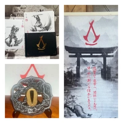 WALL SCROLL NOE'S KATANA TSUBA ARTBOOK MAP ASSASSIN'S CREED SHADOWS COLLECTOR'S - Bild 1 von 4