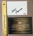 Autograph DEBBIE REYNOLDS SIGNED Index  CARD  SINGING IN THE RAIN COA