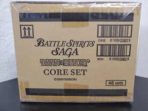 Dawn of History - Battle Spirits Saga TCG - Sealed Core Set Case of 6 Boxes - Picture 1 of 1