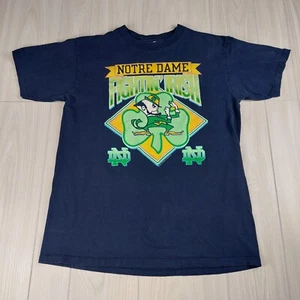 Camiseta vintage Champion 1989 Notre Dame Fighting Irish para hombre XL NCAA EE. UU. SS azul - Imagen 1 de 7