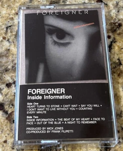 FOREIGNER-Inside Information Cassette ATLANTIC 781808-4 - Picture 1 of 5