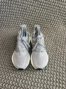 Adidas Ultraboost 21 Gray FY0404 Sneakers Running Shoes Women Size 5 - Picture 1 of 13