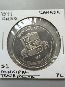 1977 Niagarafälle Ontario 1 $ C of C Dollar Token Stempelglanz - Bild 1 von 2