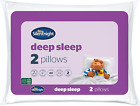 Silentnight Deep Sleep Pillows 2 Pack – Medium Support Comfortable Hollowfibre B