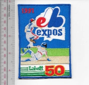Bier Baseball Montreal Expos & Labatt 50 Bier 1991 National League Promo Patch - Bild 1 von 1