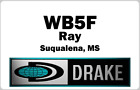 Amateur Ham Radio Name Badge Tag ID Drake Custom Personalized Name & City