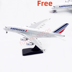 1:400 Aviation400 Air France A380 F-HPJJ Aircraft Model Free Tractor+Stand - Picture 1 of 13